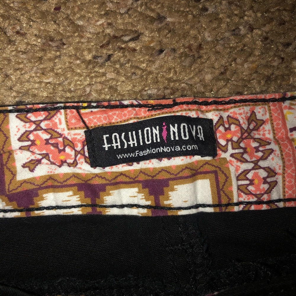 Fashion Nova black skinny jeans